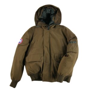 Doudoune femme manches longues marron Canada Goose Col Montant