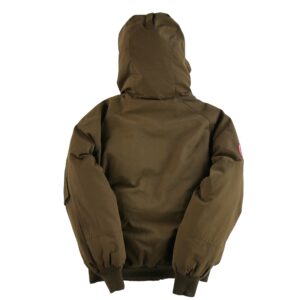 Doudoune femme manches longues marron Canada Goose Col Montant