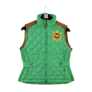 Doudoune femme sans manches vert Polo Ralph Lauren Col Montant