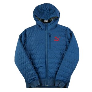 Doudoune homme manches longues marine Puma Col Rond