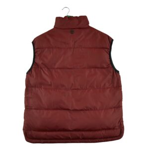 Doudoune homme sans manches bordeaux Timberland Col Montant