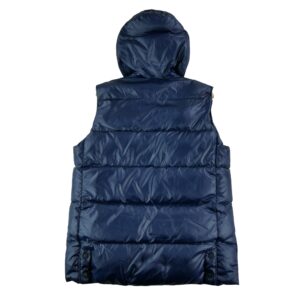 Doudoune homme sans manches marine Lacoste Col Montant