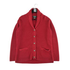 Gilet femme manches longues rouge Lauren Ralph Lauren Col V