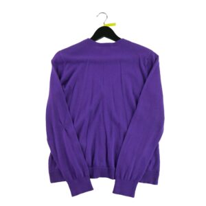 Gilet femme manches longues violet Lauren Ralph Lauren Col V