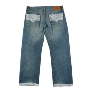 Jean coupe droite femme bleu clair Levi Strauss