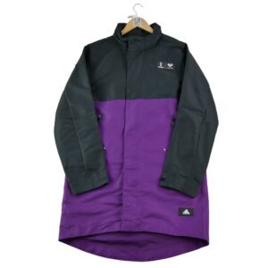 Parka homme manches longues violet Adidas Col Montant