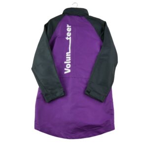 Parka homme manches longues violet Adidas Col Montant