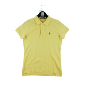 Polo manches courtes femme jaune Polo Ralph Lauren Col Polo