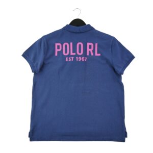 Polo manches courtes femme marine Polo Ralph Lauren Col Polo