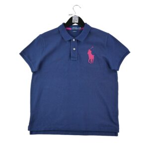 Polo manches courtes femme marine Polo Ralph Lauren Col Polo