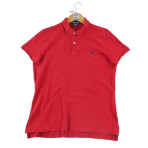 Polo manches courtes femme rouge Polo Ralph Lauren Col Polo