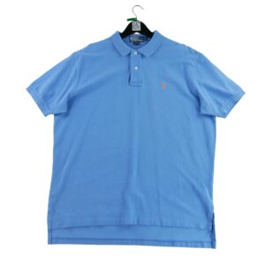 Polo manches courtes homme bleu clair Polo Ralph Lauren Col Polo