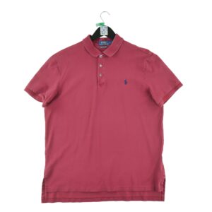 Polo manches courtes homme bordeaux Polo Ralph Lauren Col Polo