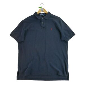 Polo manches courtes homme marine Polo Ralph Lauren Col Polo