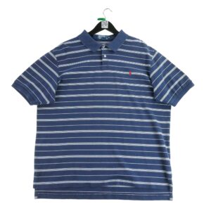 Polo manches courtes homme marine Polo Ralph Lauren Motif a rayures Col Polo