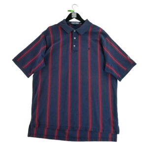 Polo manches courtes homme marine Polo Ralph Lauren Motif a rayures Col Polo