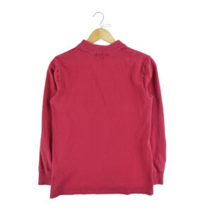 Polo manches longues enfant rouge Polo Ralph Lauren Col Polo