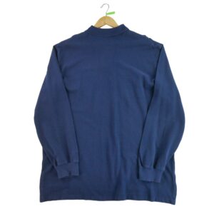 Polo manches longues homme marine Polo Ralph Lauren Col Polo