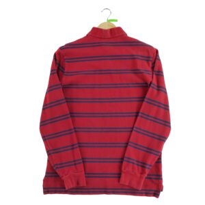 Polo manches longues homme rouge Polo Ralph Lauren Motif a rayures Col Polo