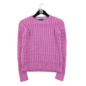 Pull enfant manches longues rose Polo Ralph Lauren Col Rond
