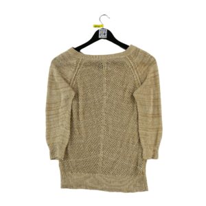Pull femme manches longues beige Lauren Ralph Lauren Col Rond