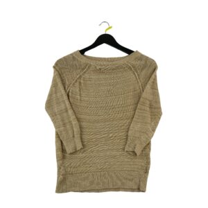 Pull femme manches longues beige Lauren Ralph Lauren Col Rond