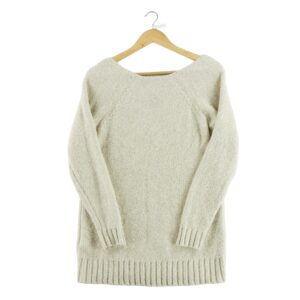 Pull femme manches longues beige Lauren Ralph Lauren Col Rond