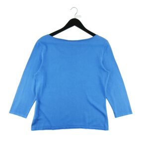 Pull femme manches longues bleu Lauren Ralph Lauren Col Rond