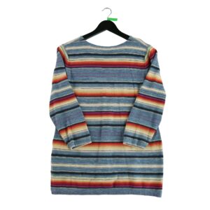 Pull femme manches longues bleu Lauren Ralph Lauren Motif a rayures Col V