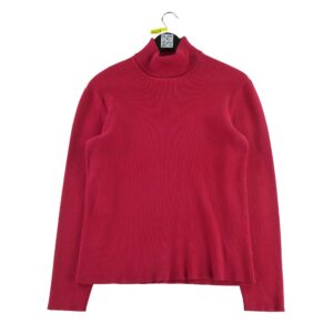 Pull femme manches longues rouge Lauren Ralph Lauren Col Roule