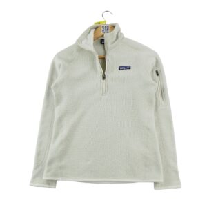 Pull polaires femme manches longues beige Patagonia Col Montant