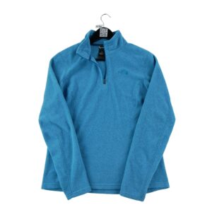 Pull polaires femme manches longues bleu clair The North Face Col Montant