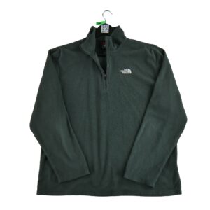 Pull polaires homme manches longues noir The North Face Col Montant