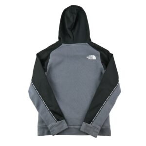 Sweat a capuche enfant manches longues gris The North Face Col Rond