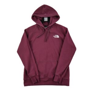Sweat a capuche femme manches longues bordeaux The North Face Col Rond