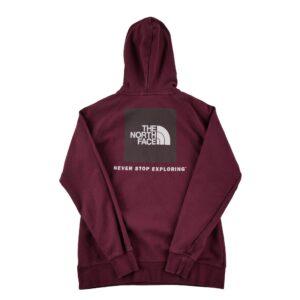 Sweat a capuche femme manches longues bordeaux The North Face Col Rond