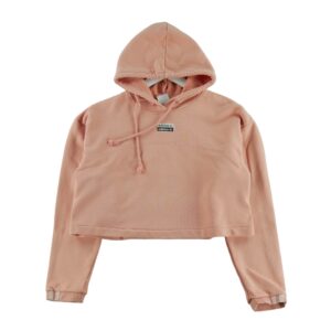 Sweat a capuche femme manches longues corail Adidas Col Rond