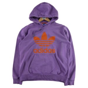 Sweat a capuche femme manches longues violet Adidas Col Rond