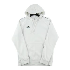 Sweat a capuche homme manches longues blanc Adidas Col Rond