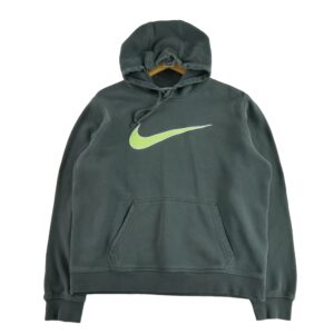 Sweat a capuche homme manches longues gris Nike Col Rond