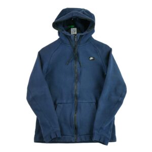 Sweat a capuche homme manches longues marine Nike Col Montant