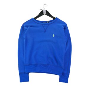 Sweat femme manches longues bleu Polo Ralph Lauren Col Rond