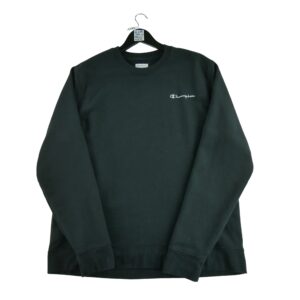 Sweat homme manches longues noir Champion Col Rond