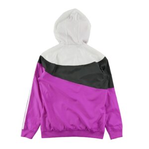 Veste de survetements femme manches longues violet Adidas Col Montant