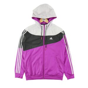 Veste de survetements femme manches longues violet Adidas Col Montant