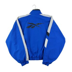 Veste de survetements homme manches longues bleu Vintage Col Montant