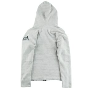 Veste de survetements homme manches longues gris Adidas Motif chine Col Montant