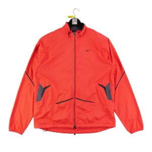 Veste de survetements homme manches longues rouge Nike Col Montant