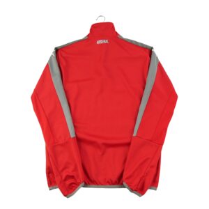Veste de survetements homme manches longues rouge Puma Col Montant Equipe Arsenal