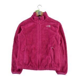 Veste polaires enfant manches longues rose The North Face Col Montant